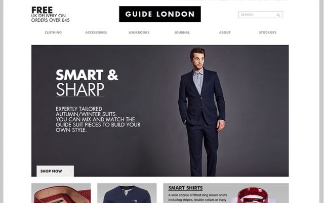 Guide London website home page