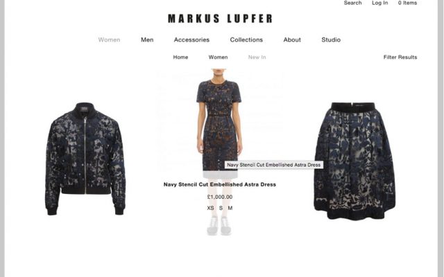 Markus Lupfer product page. with roll over